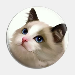 Lovely Puppy cat Ragdoll Pin