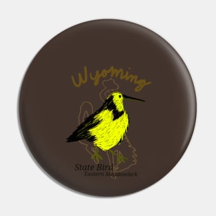 Wyoming State Bird Pin