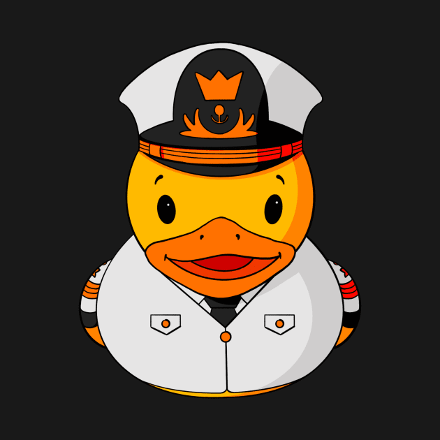 Ship Captain Rubber Duck by Alisha Ober Designs