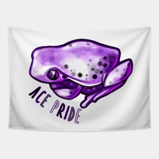 Ace Pride Frog Tapestry