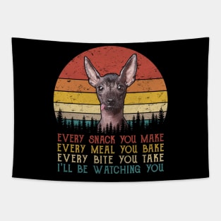 Vintage Every Snack You Make Every Meal You Bake Mexican Hairless Tapestry