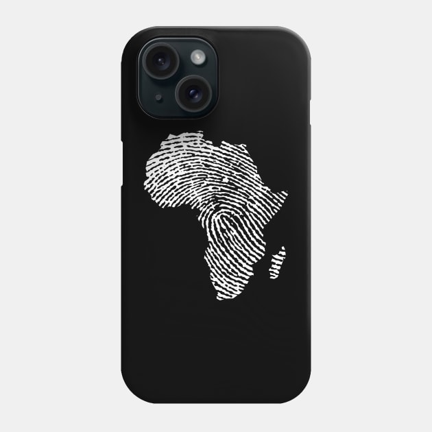 Black History Month Black Lives Matter African Roots Map Phone Case by BrightGift