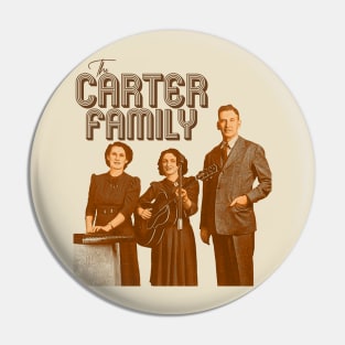 The Carter Family // Vintage Bluegrass Folk Country Tribute Pin