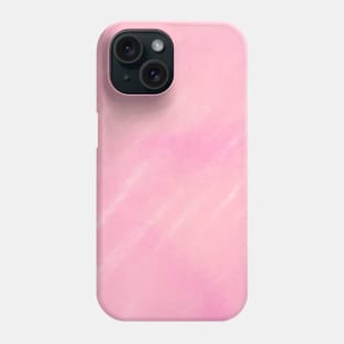 Pink watercolor abstract art design Phone Case