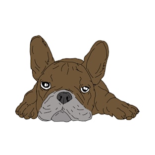 Brown french bulldog T-Shirt