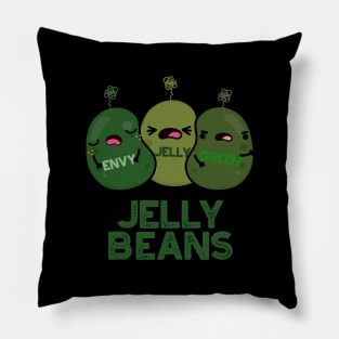 Jelly Beans Funny Jealous Candy Pun Pillow