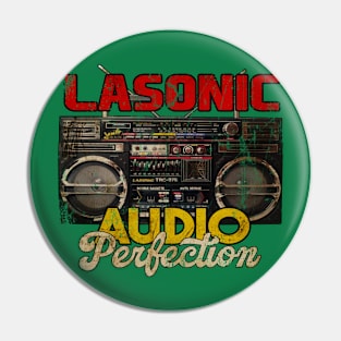 Lasonic Audio Perfection // 80s Vintage Pin