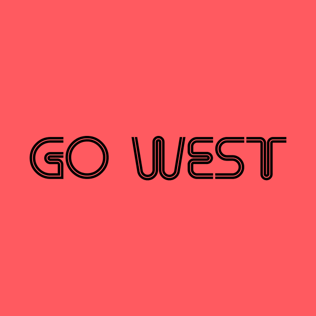 Go West, black by Perezzzoso