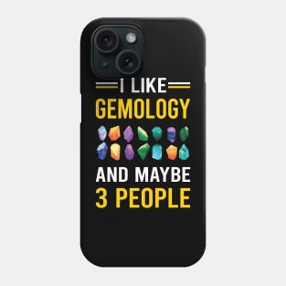 3 People Gemology Gemologist Phone Case