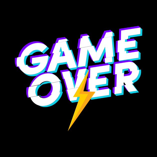 GAME OVER Arcade Retro Game by rjstyle7