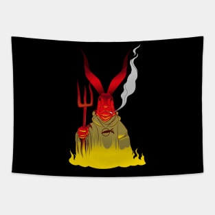 Hellish rabbit Tapestry