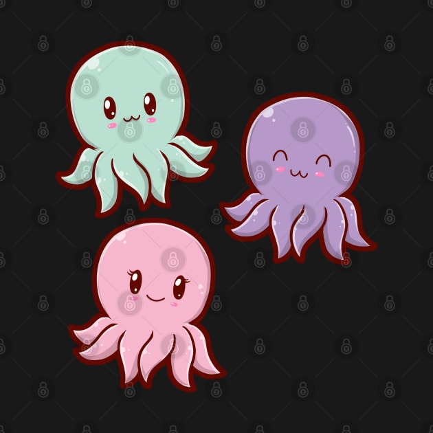 Kawaii Octopi 2.0 by MimicGaming