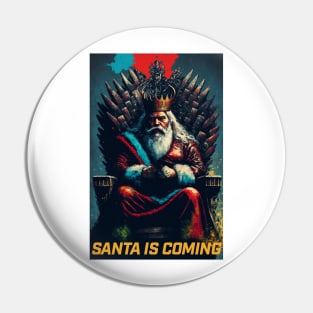 Santa is Coming v2 Pin