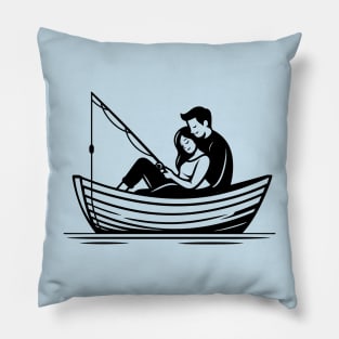 Fishing Couple Pillow