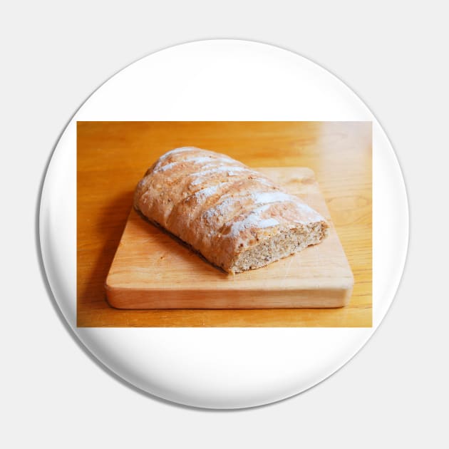 Sourdough on Wooden Chopping Board 1 Pin by jojobob