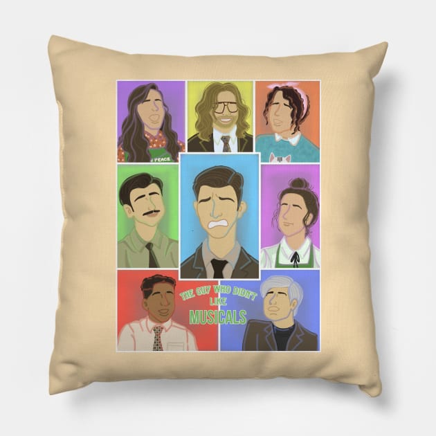 STARKID | THE GUY WHO DIDN'T LIKE MUSICALS COLORED LIGHTS Pillow by ulricartistic