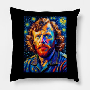 Joe Cocker at starry night Pillow