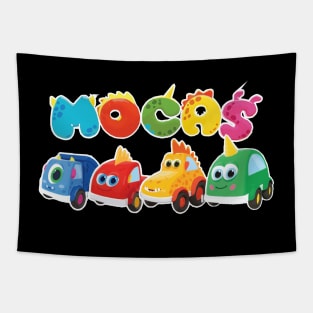 Little Monster Cars mocas Tapestry