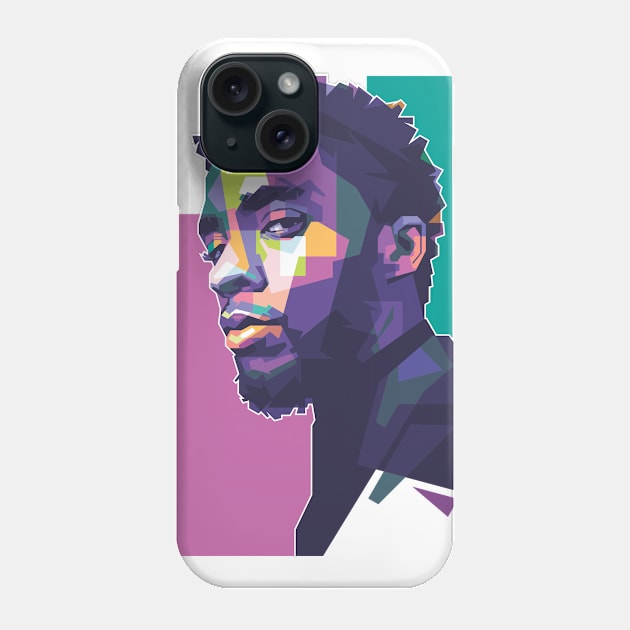 Chadwick Boseman WPAP Phone Case by can.beastar