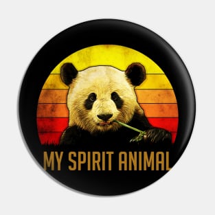 panda is my spirit animal tshirt, gift for panda lovers. Pin