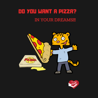 Pizza Cat Addicted T-Shirt