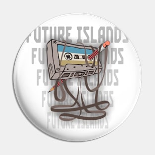 Future Islands Cassette Pin