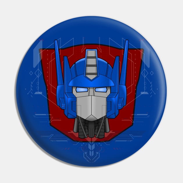 Optimus Prime Bust Pin by RongWay