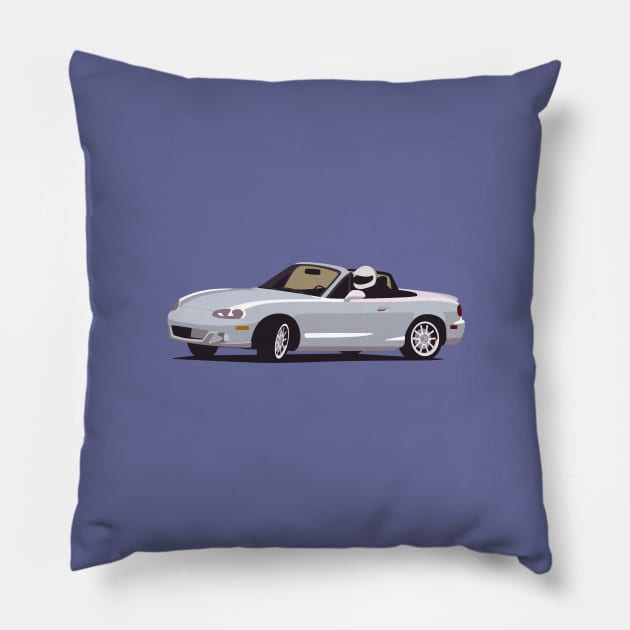 Mazdaspeed Miata Pillow by TheArchitectsGarage