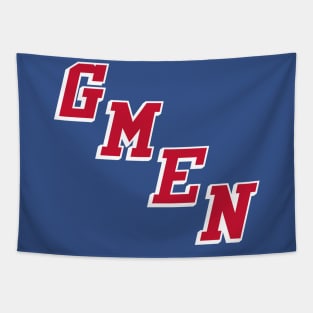 New York Giants Rangers Mashup Design Tapestry