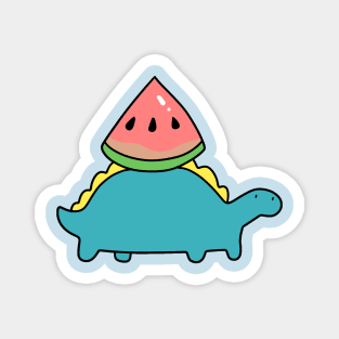 Watermelon Stegosaurus Magnet