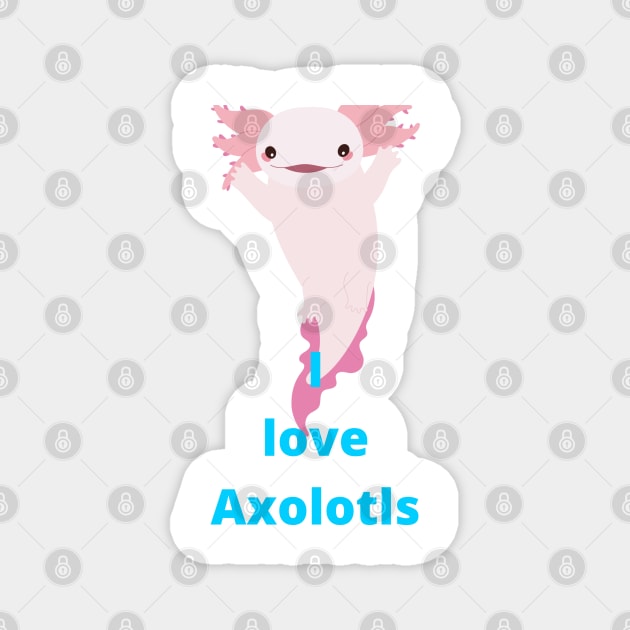 - Axolotl Magnet by PsyCave