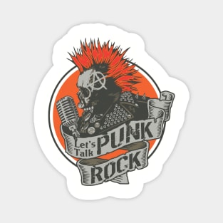 Let's Talk Punk Rock Logo Magnet