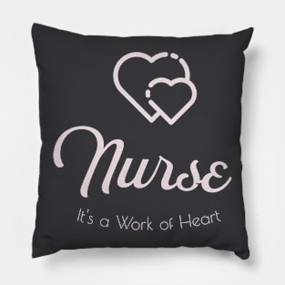 Cute nurse shirt Pillow