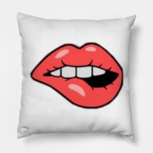 cartoon lips Pillow