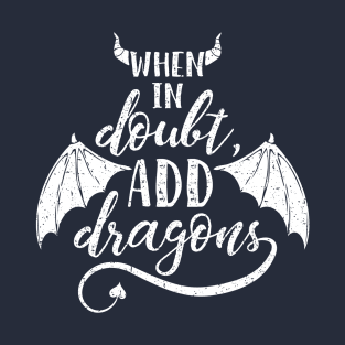 Dragons in Navy T-Shirt