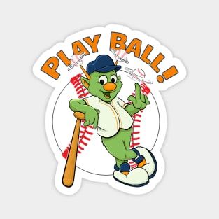 Astros Orbit Baseball Mascot Magnet