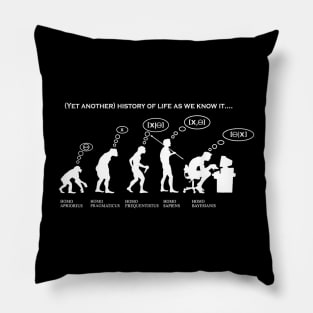 Evolution of Man Statistics, Bayes, Bayesian Pillow