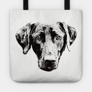 Black Labrador gift for Lab Owners Tote