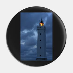 Blavand lighthouse at dusk Pin