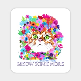 Meowsomemore Magnet