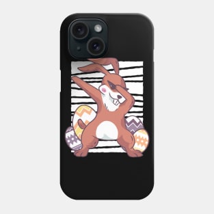 Vintage Style Dabbing Bunny Design Phone Case