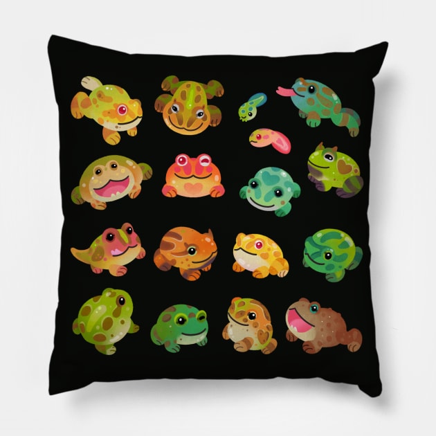 Horned frog Pillow by pikaole