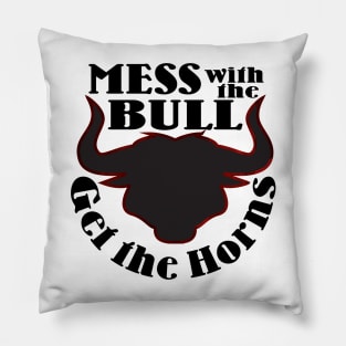 Horns of the Bull Pillow