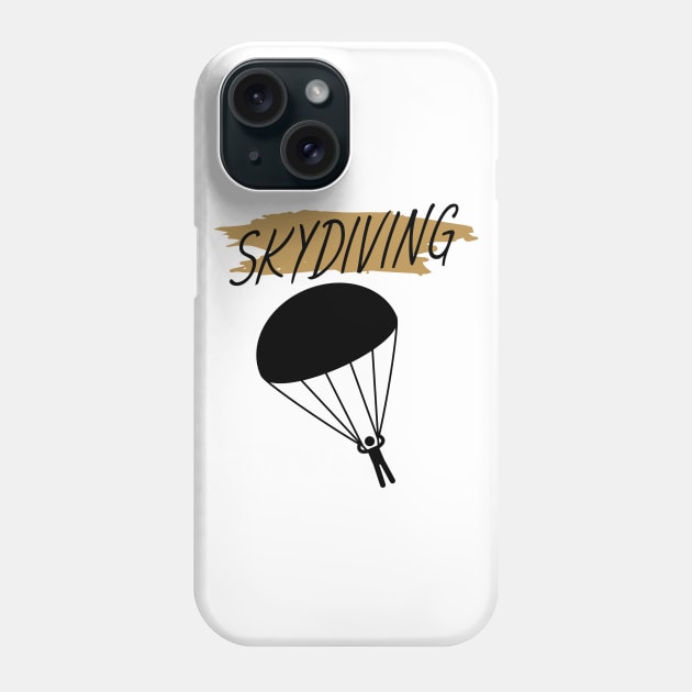 Skydiving Phone Case by maxcode