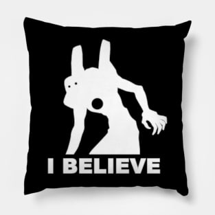 NGE! I BELIEVE IN ADAM KAWORU SHIRT text bigfoot retro sun RUSTIC Pillow