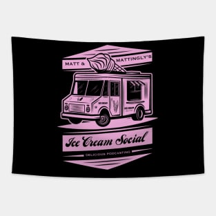 ICS Pink Ice Cream Truck Tapestry