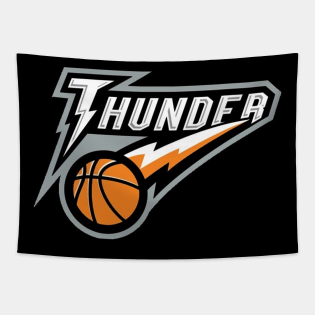 Thunder Lightning Ball Tapestry by BlackCells Org.