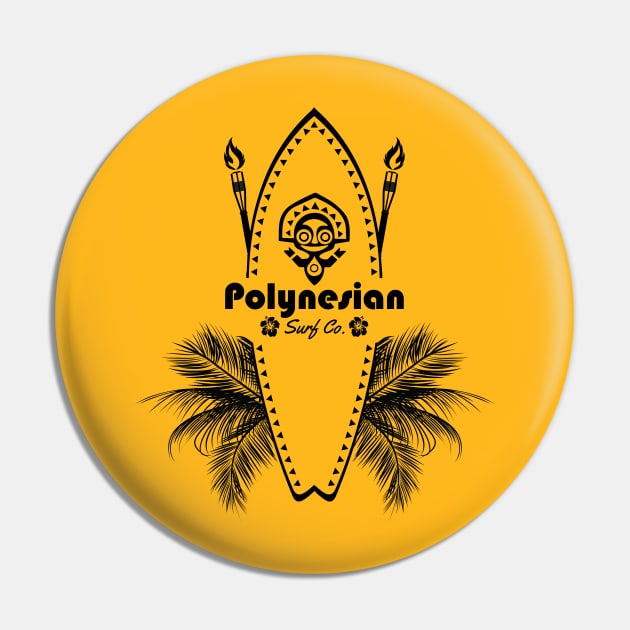 Polynesian Surf Co. Pin by duckandbear