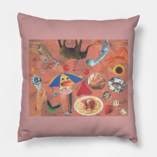 Planetary Collage Pillow