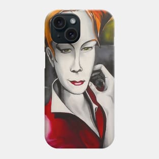 Lady in red Phone Case
